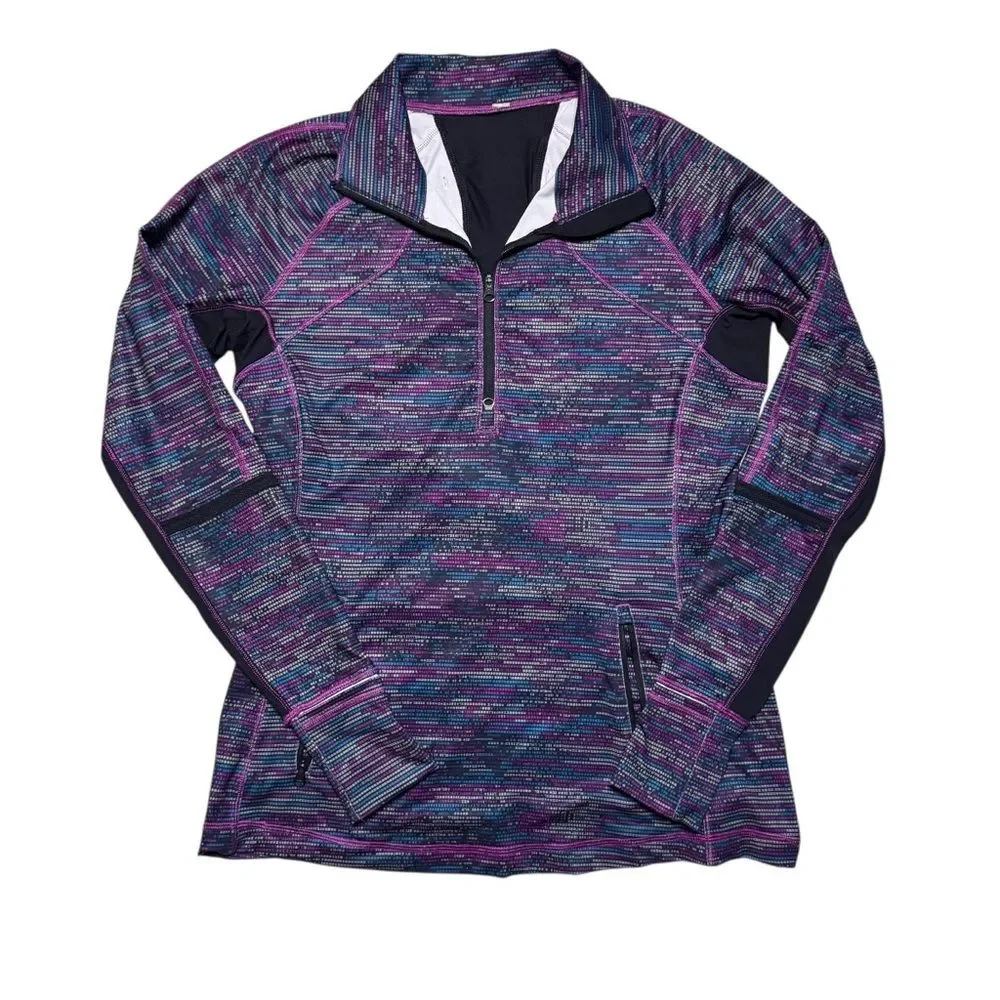 Lululemon Women's Race With Grace 1/2 Zip II 2016 SeaWheeze Size 10 (no tags)